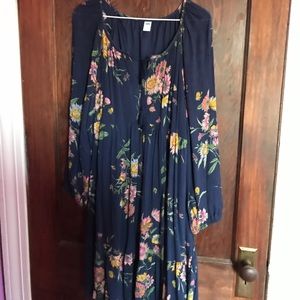 floral print swing dress